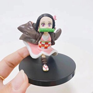 Anime Demon Slayer Nezuko İblis Avcısı 6 Cm Karakter Figür Oyuncak Biblo 15100