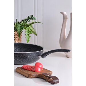 Wok Tava 30 Cm Granit Derin Vok Tavası