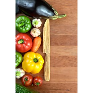 Zeytin Ağacı Bıçak | 23 Cm El Yapımı Ahşap Bıçak Doğal Ağaç Bıçak