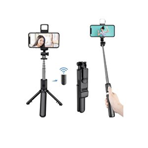 Torima S03 Siyah Uzaktan Kumandalı Kablosuz Selfie Çubuğu