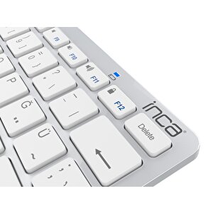 Inca Ibk-569bt Bluetooth 3.0 Smart Silver Keyboard Ibk-569bt