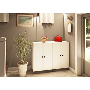 Atlas Çok Amaçlı Mutfak Banyo Ayakkabilik Dolabı 137 Cm