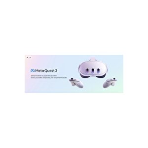 Meta Quest 3 128 Gb Vr Sanal Gerçeklik Gözlüğü