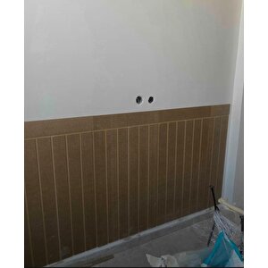 Iskandınav Model( 36 X 104 Cm )dekoratif Duvar Paneli  Boyanabilir Ahşap 6 Mm Ham Mdf Duvar Paneli
