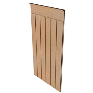 Iskandınav Model( 54 X 104 Cm )dekoratif Duvar Paneli  Boyanabilir Ahşap 6 Mm Ham Mdf Duvar Paneli