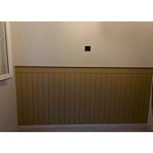 Iskandınav Model( 27 X 104 Cm )dekoratif Duvar Paneli  Boyanabilir Ahşap 6 Mm Ham Mdf Duvar Paneli