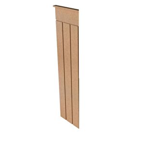 Iskandınav Model( 27 X 104 Cm )dekoratif Duvar Paneli  Boyanabilir Ahşap 6 Mm Ham Mdf Duvar Paneli