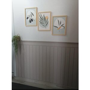 Iskandınav Model( 27 X 104 Cm )dekoratif Duvar Paneli  Boyanabilir Ahşap 6 Mm Ham Mdf Duvar Paneli