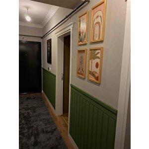 Iskandınav Model( 18 X 104 Cm )dekoratif Duvar Paneli  Boyanabilir Ahşap 6 Mm Ham Mdf Duvar Paneli