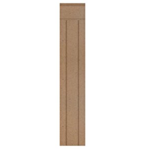 Iskandınav Model( 18 X 104 Cm )dekoratif Duvar Paneli  Boyanabilir Ahşap 6 Mm Ham Mdf Duvar Paneli