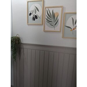 Iskandınav Model( 18 X 104 Cm )dekoratif Duvar Paneli  Boyanabilir Ahşap 6 Mm Ham Mdf Duvar Paneli