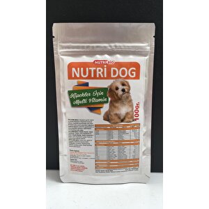 Köpekler İçin 100gr Multivitamin Nutribio Günlük Vitamin Tüy Ve Kıl Kökü Bakımı