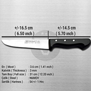 Sürmene Sürbisa 61015 Kasap Et Doğrama Bıçağı 16.5 Cm