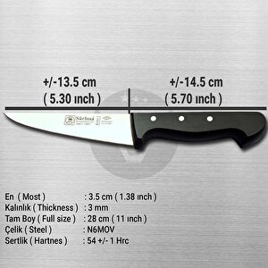 Sürmene Sürbisa 61011 Kasap Kemik Sıyırma Bıçağı 13.5 Cm