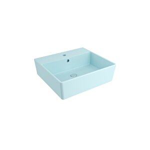 Milano 1216-029-0126 Batarya Banklı Lavabo 50 Cm Mat Buz Mavisi