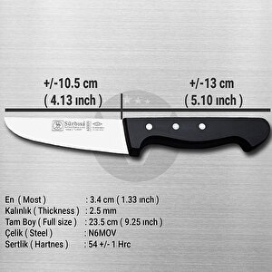 Sürmene Sürbisa 61009 Kasap Deri Soyma Bıçağı 10.5 Cm