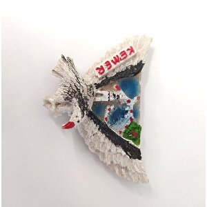 Kartal Görünümlü Magnet Kemer Yazılı Buzdolabı Süsü Mıknatıslı