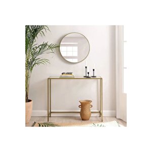 Dekoprati̇k - Canvas Metal Dresuar Gold Camli