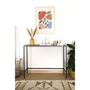 Dekoprati̇k - Canvas Metal Dresuar Si̇yah Şeffaf Camli