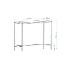Dekoprati̇k - Canvas Metal Dresuar Atlanti̇k Çam Sunta