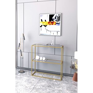 Dekoprati̇k - Berra Camli Metal Dresuar Gold