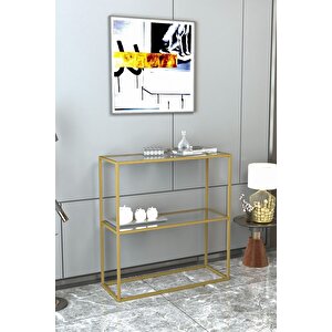 Dekoprati̇k - Berra Camli Metal Dresuar Gold
