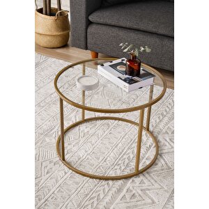 Dekoprati̇k - Berli̇n Orta Sehpa Gold 60cm
