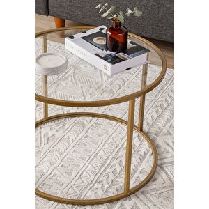 Dekoprati̇k - Berli̇n Orta Sehpa Gold 60cm