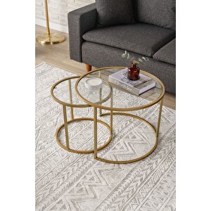 Dekoprati̇k - Belarus Orta Sehpa Gold 60cm
