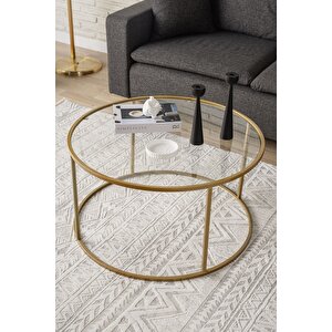 Dekoprati̇k - Berli̇n Orta Sehpa Gold