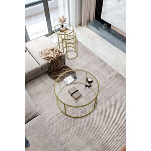Dekoprati̇k - Berli̇n Orta Sehpa Gold