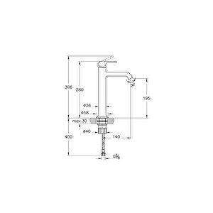 Vitra Origin Classic Çanak Lavabo Bataryası A4288225 Üstten Kumandalı - Fırçalı Altın