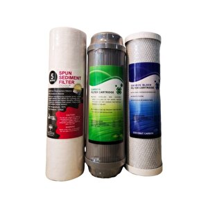 Su Arıtma Cihazı 3'lü Filtre Set