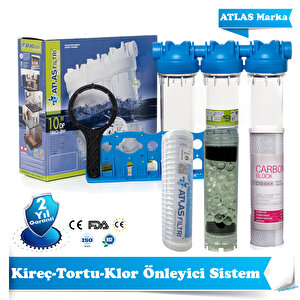 Daire Bina Girişi 3 Lü Filtre,kireç Önleyici Set