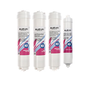 12 Inç Kapalı Kasa Su Arıtma Cihazı Membransız Tam Set (4 Filtre)