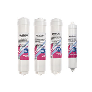 12 Inç Kapalı Kasa Su Arıtma Cihazı Membransız Tam Set (4 Filtre)