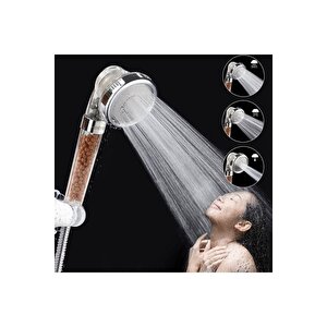 Boncuklu Spa Su Tasarruflu Ve Arıtmalı Duş Başlığı Su Arıtma Filtreli Başlık Boncukluduş