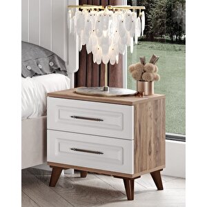 Komple Mdf Sport 6 Kapaklı Atlantik-çam-beyaz Yatak Odası Takımı