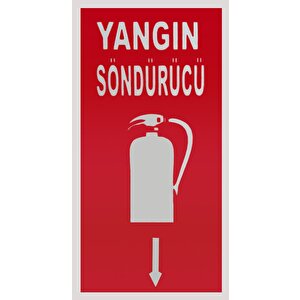 Bilge Yangın Söndürücü Yer Gösterir Levha