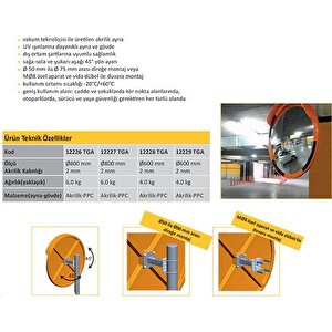 Trafik Güvenlik Aynası (60 Cm)