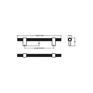 Klasi̇k Kulp 640 Mm - Si̇yah Renk - Ssy8774 0640 Al6-al6