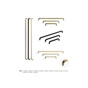 Modern Kulp Mat Altın Rengi - Ssy8640 0512 Bb
