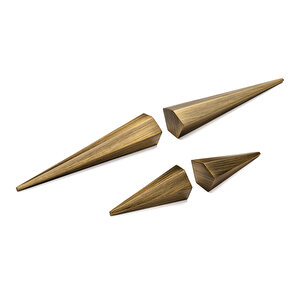 32 Mm Antik Rengi Modern Tek Adet Yarım Kulp - Ssy4170 0032 Abm