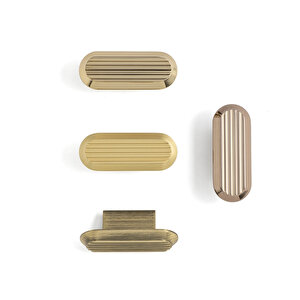 16 Mm Mat Altın Rengi Klasik Kulp - Ssy9006 0016 Bb