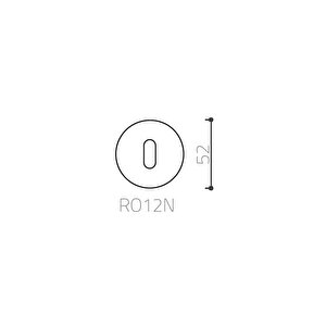 Normal Anahtarlı Rozet Füme - Rro12n Bbn