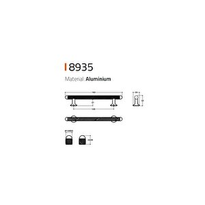 20 Mm Altın Rengi Klasik Kulp - Ssy8935 0020 Gl