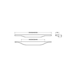 160 Mm Krom Renkli Modern Kulp - Ssy8267 0160 Cr