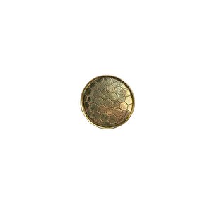 Çap 40mm Sarı Düğme Kulp / Doğal Taş