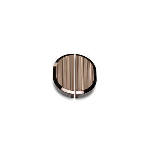 128 Mm - Rose Rengi Line/çizgili Kulp Tek Adet Yarım - Ssy9076 0128 Rs