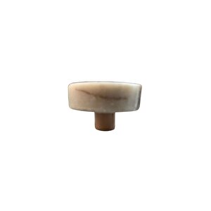Çap 38mm Kum/mat Sarı Düğme Kulp / Doğal Taş